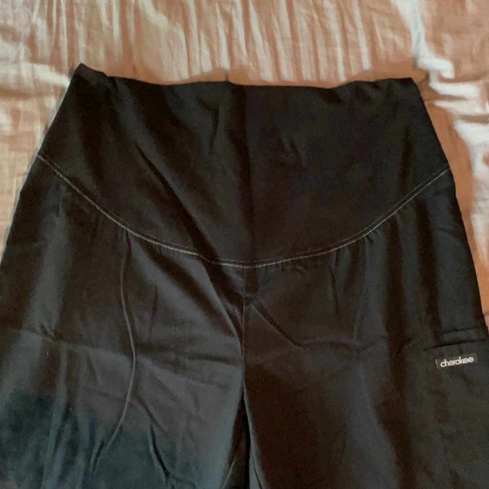 Black Cherokee Maternity Scrub Pants